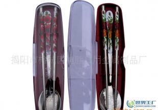 韓式禮品兩件套 貼花匙與貼花空心筷精品套裝，詮釋家居美學新格調