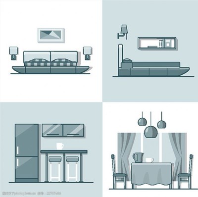 家居擺設用品矢量圖片素材 為創意設計注入生活美學